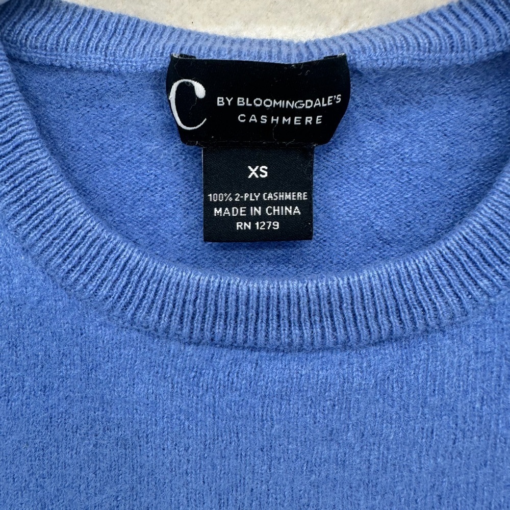 100% Cashmere C by Bloomingdale’s Luxury Sweater - Picture 3 of 5